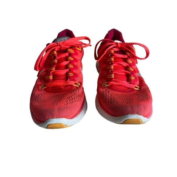NIKE Lunarglide 5 Orange Pink Running Shoes Size 6.5 Low Top - Picture 4 of 7
